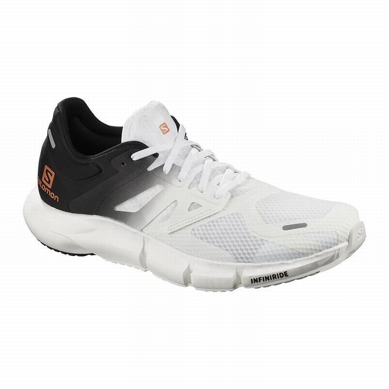 Chaussure Running Salomon Homme Blanche / Noir - Salomon PREDICT 2 - France (8059-NDSAE)